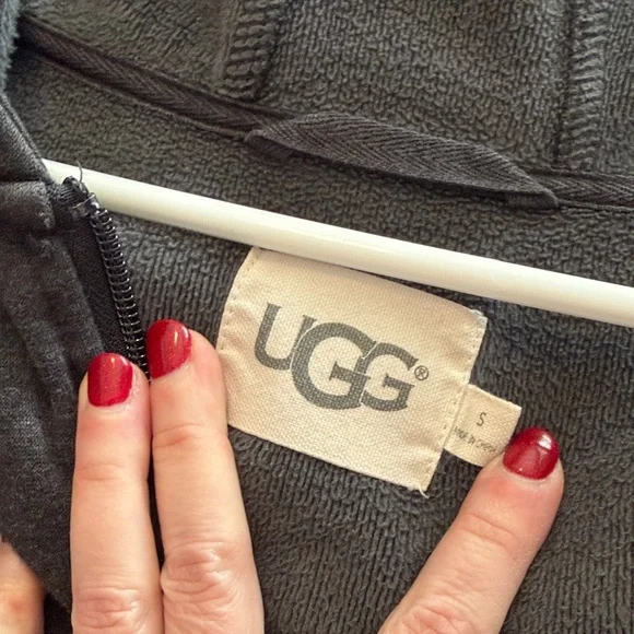 UGG Charcoal Zip-Up Hoodie - Picture 2 of 15